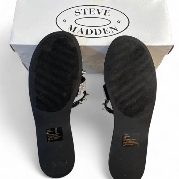 Steve Madden Lindy Black Multi Sandal Women's Size 10 - Picture 2 of 8